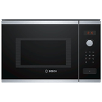 Bosch Serie 4 BFL553MS0 forno a microonde Da incasso Microonde combinato 25 L 900 W Nero, Acciaio inossidabile