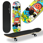 WeLLIFE Skateboard Completo per Principianti, Skateboard Bambini, Giovani e Adulti