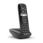 Gigaset AS690 Telefono analogico/DECT Nero Identificatore di chiamata