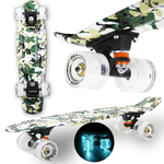 WeLLIFE Skateboard Mini Cruiser Serie RGX Skate 22" 56cm per Bambini Ragazzi Adulti