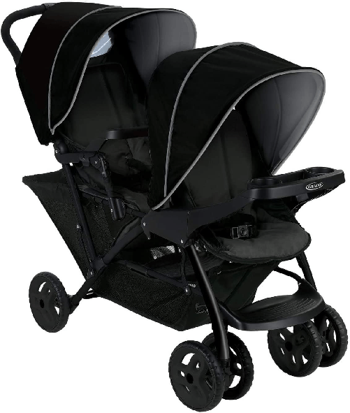 Graco-Passeggino-Fratellare-a-Tandem-STADIUM-DUO-BLACK-GREY