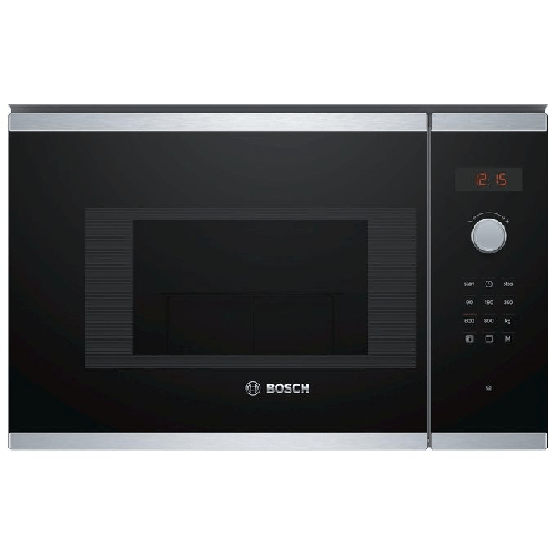 Bosch BEL523MS0 forno a microonde Da incasso 20 L 800 W Nero, Acciaio inossidabile