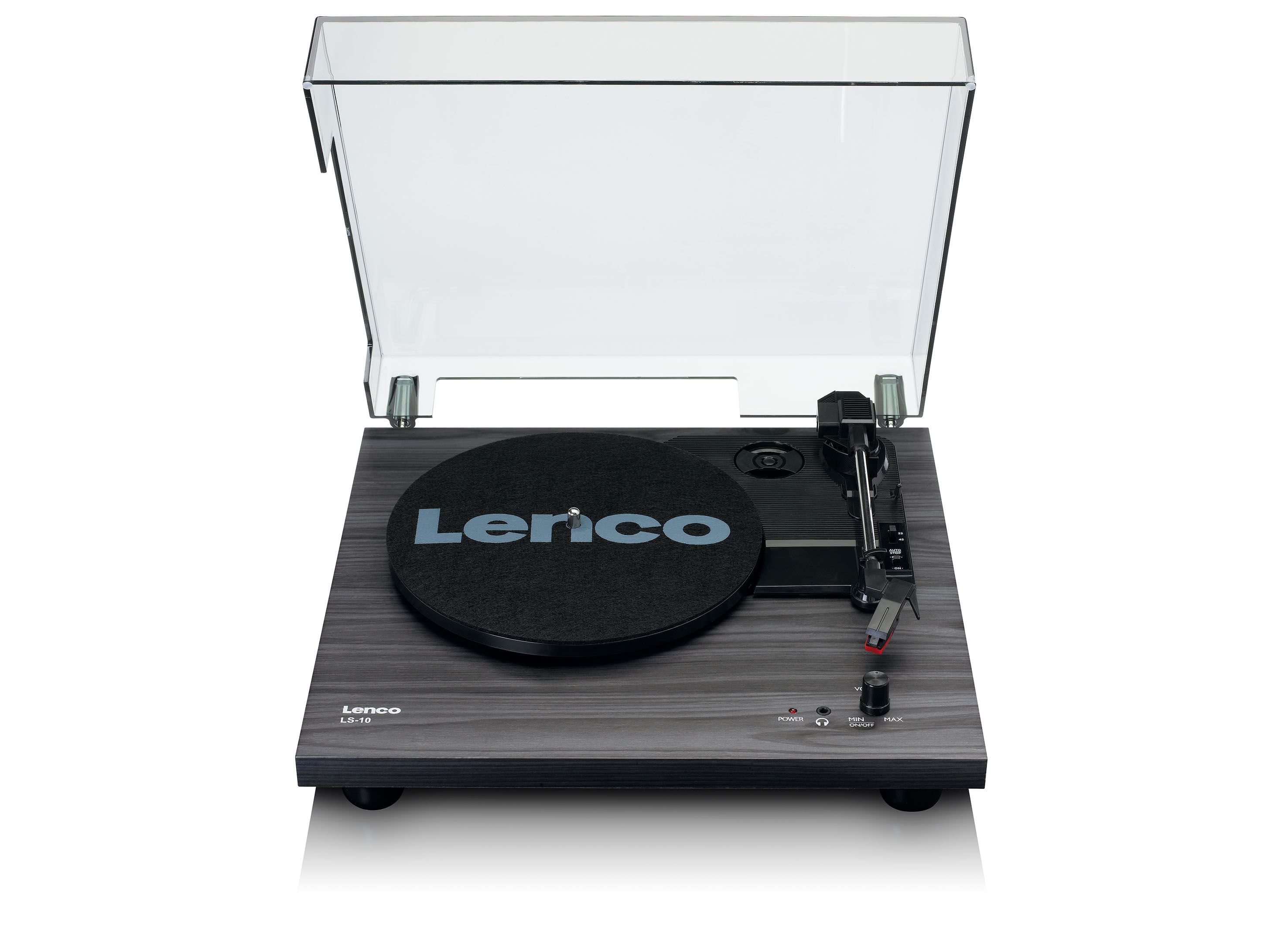 Lenco LS-10 Giradischi con trasmissione a cinghia Nero Semiautomatico