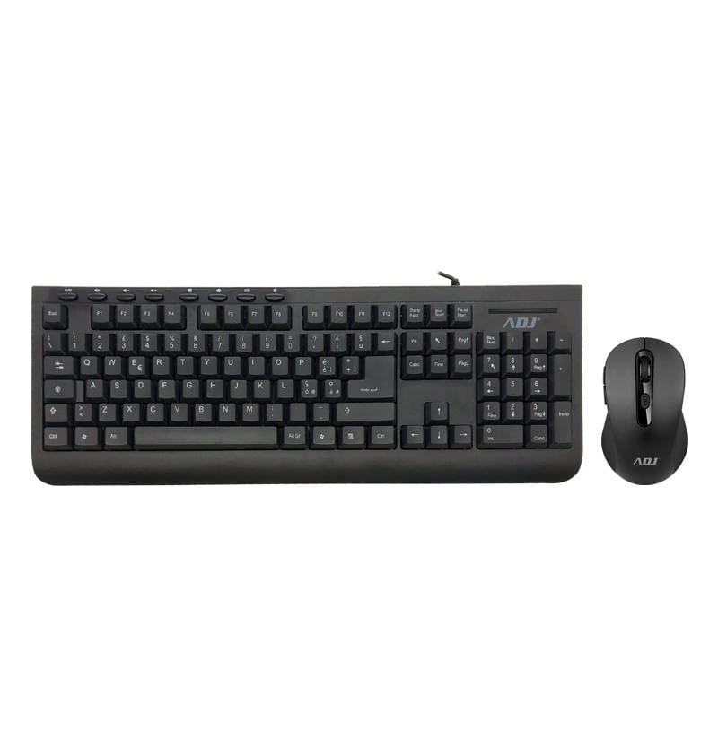 Adj-KT108-Pure-Evo-Kit-tastiera-USB-QWERTY-Italiano-Nero