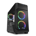 Sharkoon V1000 RGB Micro ATX Case con Ventole LED