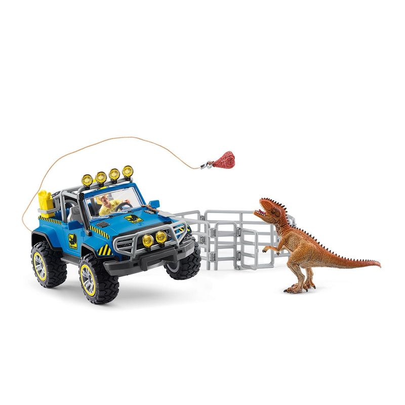 Schleich-Dinosaurs-Veicolo-4x4-con-Dinosauro