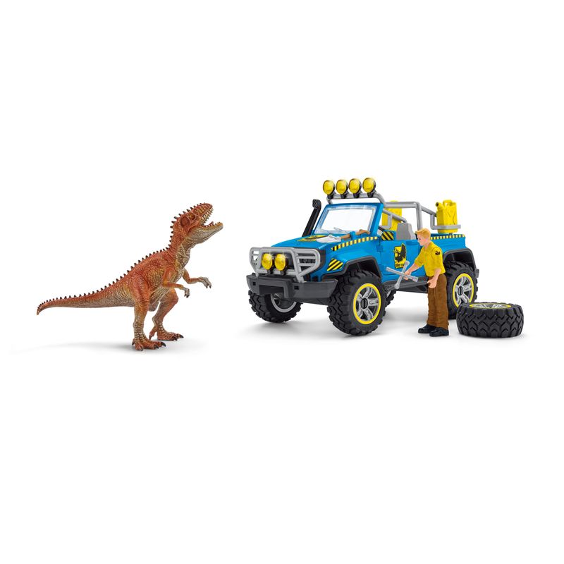 Schleich-Dinosaurs-Veicolo-4x4-con-Dinosauro