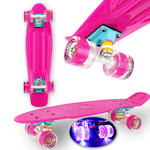 WeLLIFE Skateboard Mini Cruiser Serie RGX Skate 22" 56cm per Bambini Ragazzi Adulti