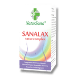 NaturSana SANALAX natur complex - Riequilibrante intestinale, Depurativo, Intolleranze alimentari, Pancia gonfia