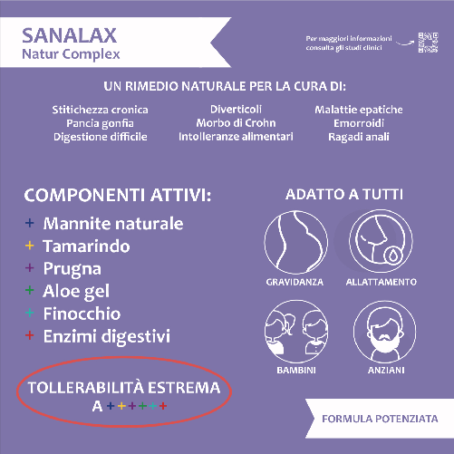 SANALAX-natur-complex---Riequilibrante-intestinale-Depurativo-Intolleranze-alimentari-Pancia-gonfia-Digestione-difficile---Alto-dosaggio----90-capsule.