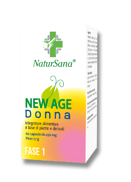 NEW-AGE-DONNA-FASE-1---Benessere-Donna-Menopausa-e-Climaterio---A-base-di-Rodiola-Gynostemma-Griffonia-e-Cimicifuga---Alto-Dosaggio--60-capsule.