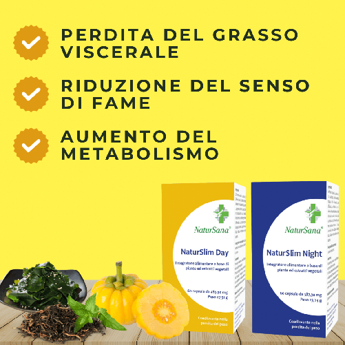 NATURSLIM-DAY---Termogenico-e-Dimagrante-Diurno---Acido-linoleico-coniugato-Fucoxantina-The-Verde-Garcinia-cambogia-Caffe-verde-e-Rodiola-rosea---Alto-Dosaggio---60-capsule.