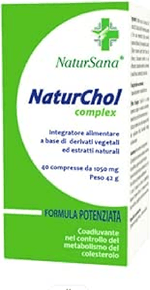 NATURCHOL-complex---Contribuisce-ai-Normali-Livelli-di-Colesterolo-Trigliceridi---Mela-Annurca-Riso-rosso-Cassia-nomame-Cardo-Mariano-Berberina-e-Coenzima-Q10---Alto-Dosaggio---40-compresse.