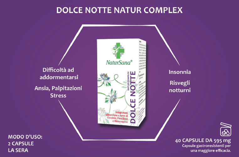 DOLCE-NOTTE-natur-complex---Un-rimedio-per-Insonnia-e-Risvegli-notturni---Escolzia-Passiflora-Valeriana-Melissa-e-Biancospino---Alto-Dosaggio---40-capsule.