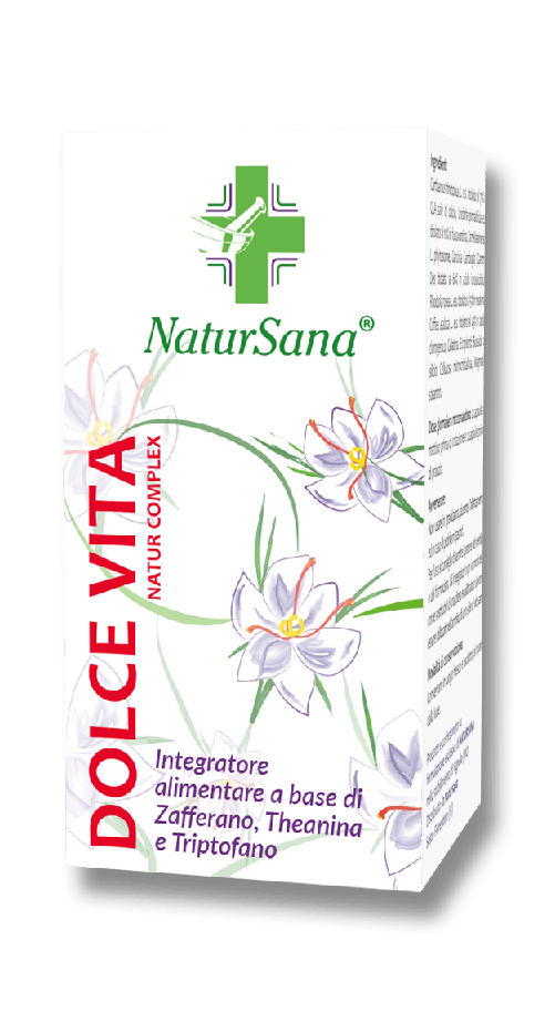 NaturSana DOLCE VITA natur complex - 40 capsule - Stanchezza fisica e mentale - Zafferano, Whitania, Metionina, Betaina