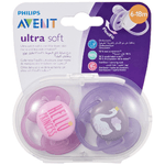 Philips AVENT Ciuccio ultra soft morbido e flessibile 0-6 mesi