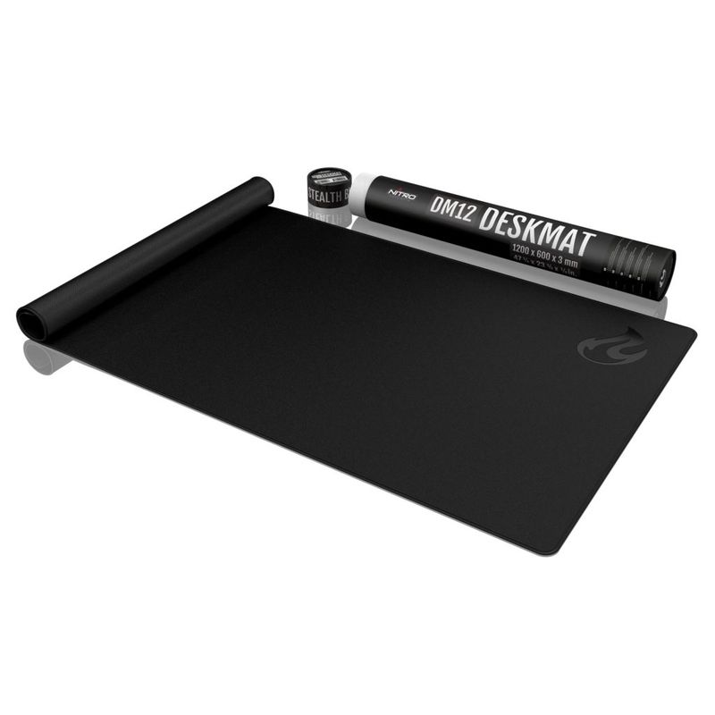 Nitro-Concepts-DM12-Tappetino-per-mouse-per-gioco-da-computer-Nero