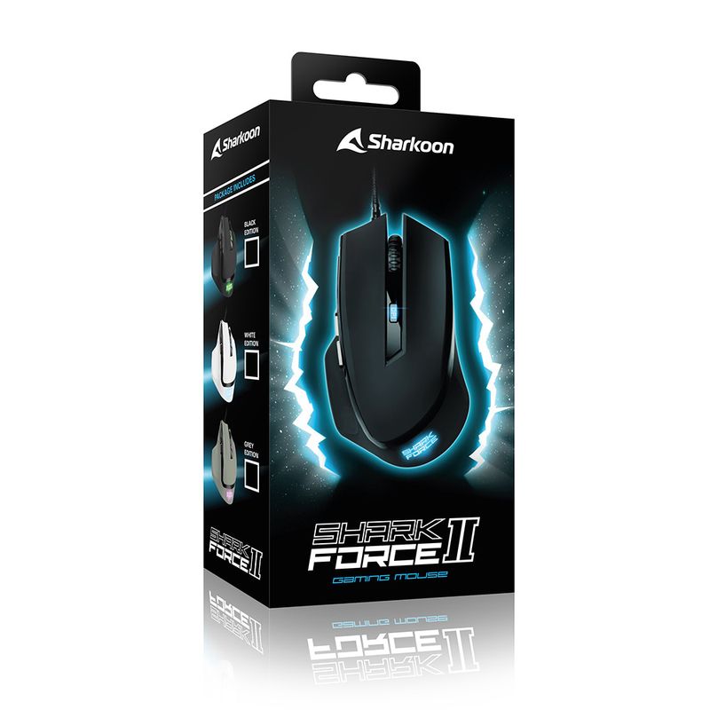 Sharkoon-SHARK-Force-II-mouse-Mano-destra-USB-tipo-A-Ottico-4200-DPI