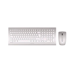 CHERRY DW 8000 tastiera Mouse incluso RF Wireless Francese Argento, Bianco