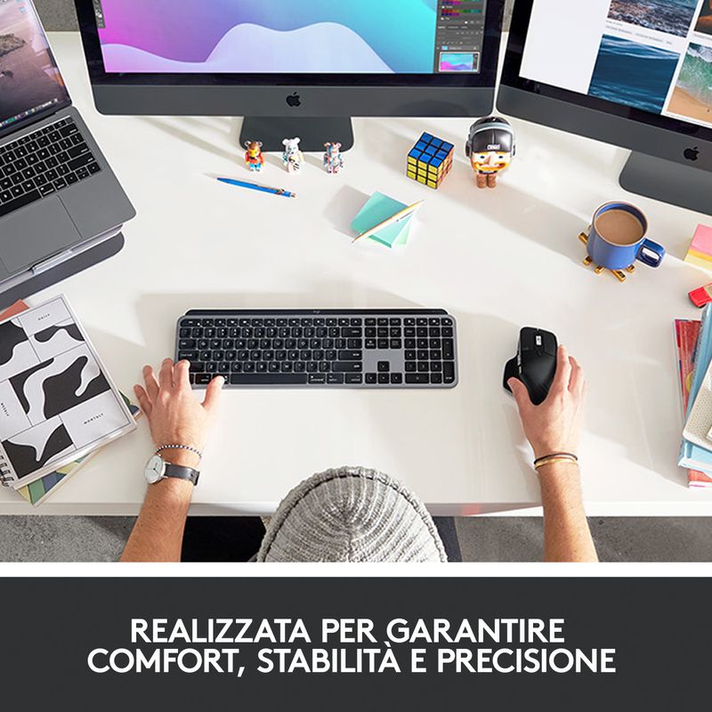 Logitech-MX-Keys-Tastiera-Wireless-Illuminata-Avanzata-per-Mac-Digitazione-Tattile-Tasti-Retroilluminati-a-LED-Bluetooth-USB-C-Batteria-10-giorni-Apple-macOS-Struttura-Metallica