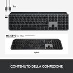 Logitech-MX-Keys-Tastiera-Wireless-Illuminata-Avanzata-per-Mac-Digitazione-Tattile-Tasti-Retroilluminati-a-LED-Bluetooth-USB-C-Batteria-10-giorni-Apple-macOS-Struttura-Metallica