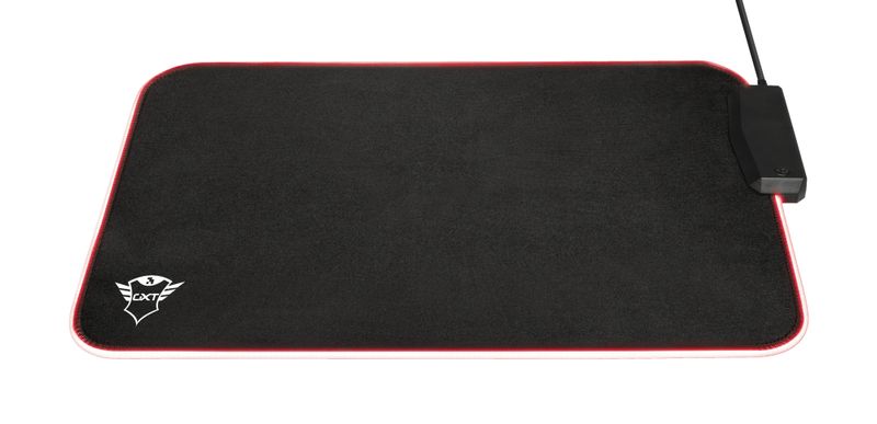 Trust-GXT-765-Glide-Flex-RGB-Tappetino-per-mouse-per-gioco-da-computer-Nero-Rosso