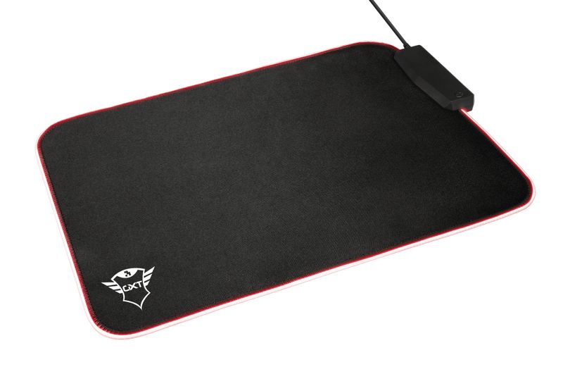 Trust-GXT-765-Glide-Flex-RGB-Tappetino-per-mouse-per-gioco-da-computer-Nero-Rosso