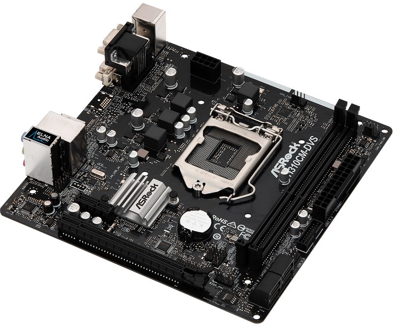 Asrock-H310CM-DVS-Intel®-H310-LGA-1151--Socket-H4--micro-ATX