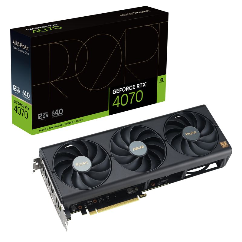 ASUS-ProArt-RTX4070-O12G-NVIDIA-GeForce-RTX-4070-12-GB-GDDR6X