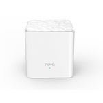 Tenda ROUTER TENDA NOVA MW3 1PACK WIRELESS DUAL BAND AC1200 SISTEMA HOME MESH WiFi COMPLETO copertura fino a 300m2,MU