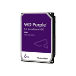 Western Digital WD Purple WD64PURZ - HDD - 6 TB - sorveglianza - interno - 3.5 - SATA 6Gb/s - 5400 rpm - buffer: 256 MB