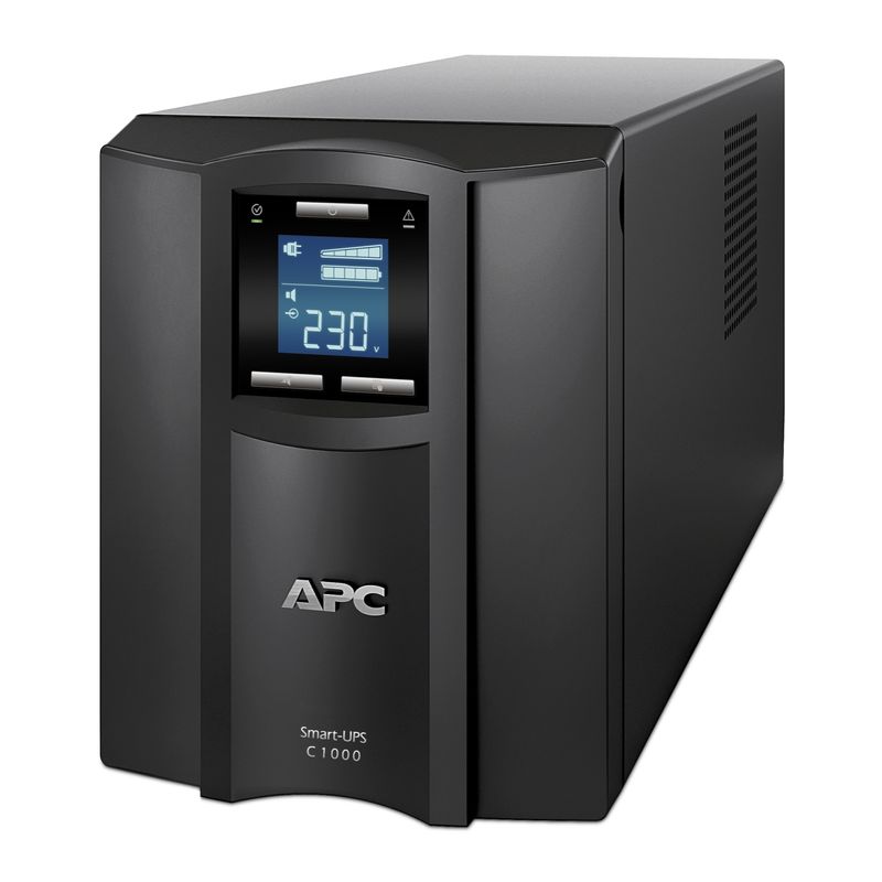 APC-Smart-UPS-gruppo-di-continuita--UPS--A-linea-interattiva-1-kVA-600-W-8-presa-e--AC