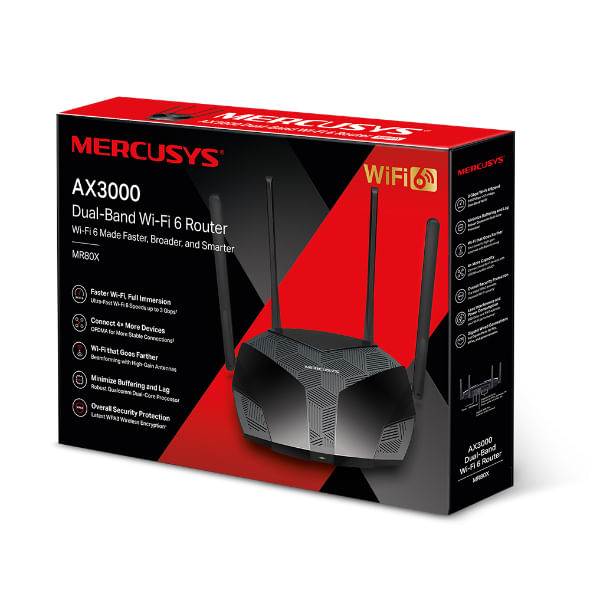 Mercusys-MR80X-router-wireless-Gigabit-Ethernet-Dual-band--2.4-GHz-5-GHz--Nero