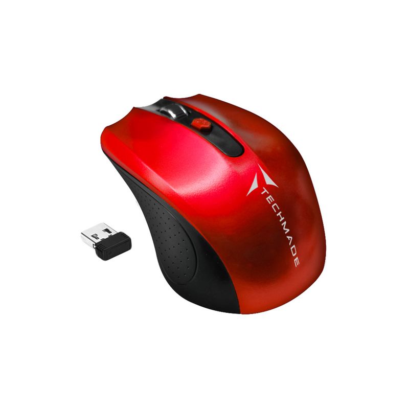 Techmade-TM-XJ30-RED-mouse-Ambidestro-RF-Wireless-Ottico-1600-DPI