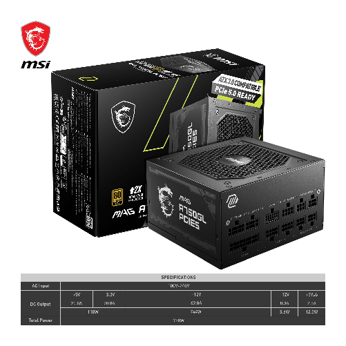 MSI-MAG-A750GL-PCIE5-Alimentatore-750W