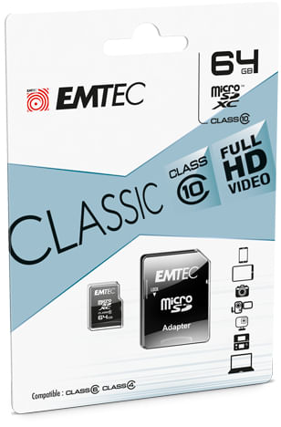 Emtec-Micro-SDHC-ECMSDM64GXC10CG-64-GB-MicroSDHC-Classe-10