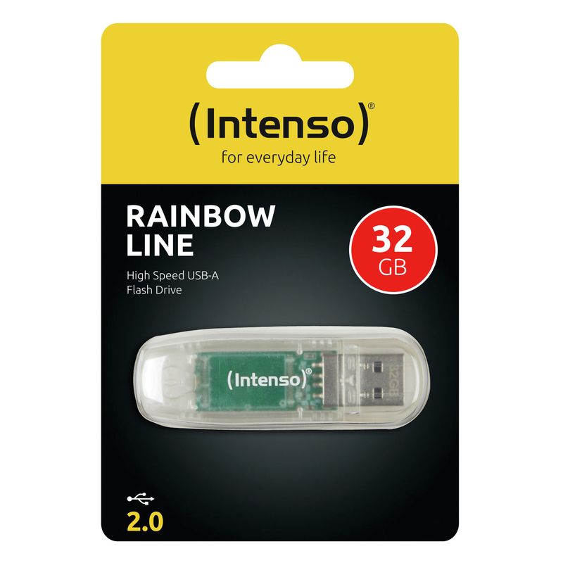 Intenso-Rainbow-Line-unita-flash-USB-32-GB-USB-tipo-A-2.0-Trasparente