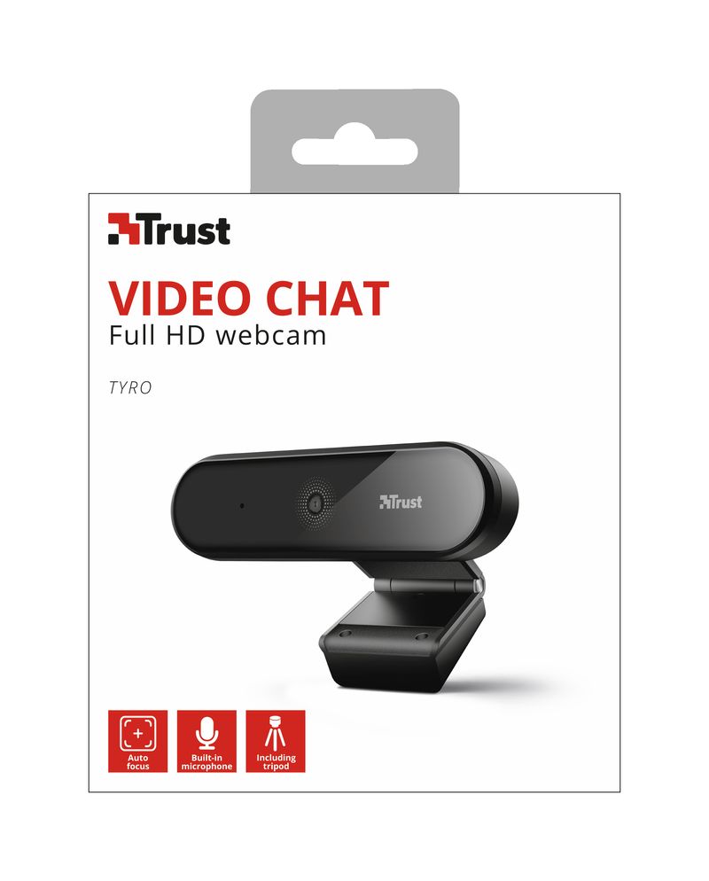 Trust-Tyro-webcam-1920-x-1080-Pixel-USB-Nero