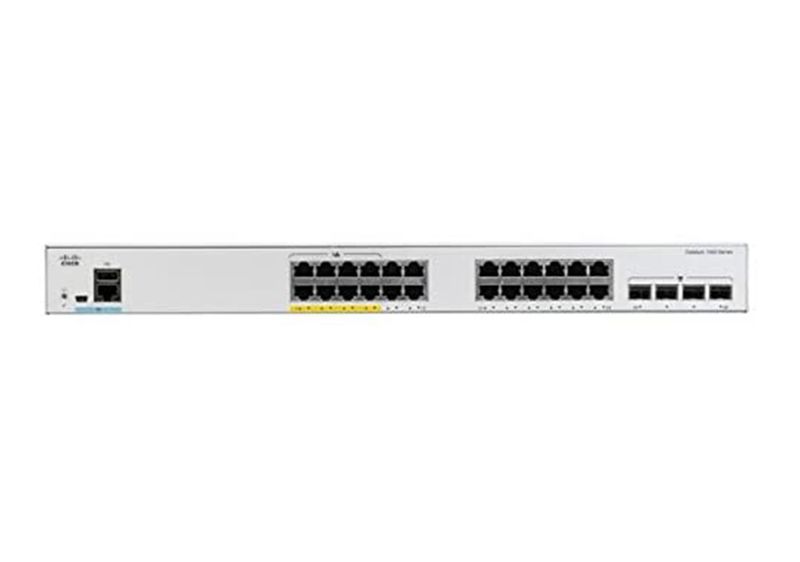 Cisco-Catalyst-C1000-24FP-4G-L-switch-di-rete-Gestito-L2-Gigabit-Ethernet--10-100-1000--Supporto-Power-over-Ethernet--PoE--Grigio
