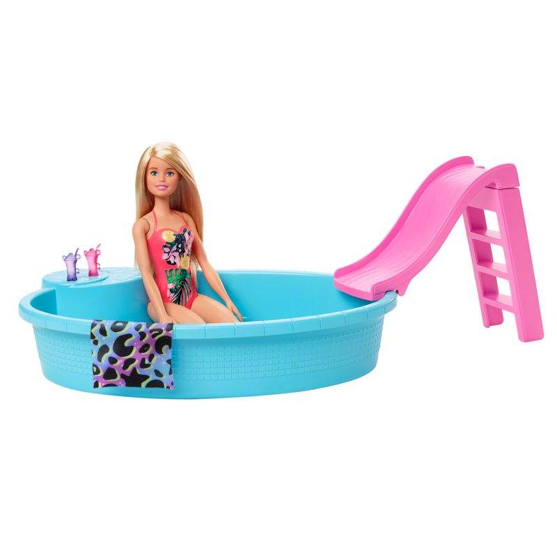 Mattel-Mattel---Piscina-con-Bambola-Barbie-Ghl91