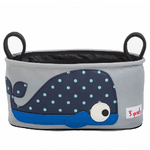 3 Sprouts SP3SSOWH coprigambe da trasporto per bambini Borsa organizer Poliestere Nero, Blu, Grigio