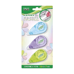 Coprex Lebez 81021 Blister 3 Correttori nastro Mini Pastel