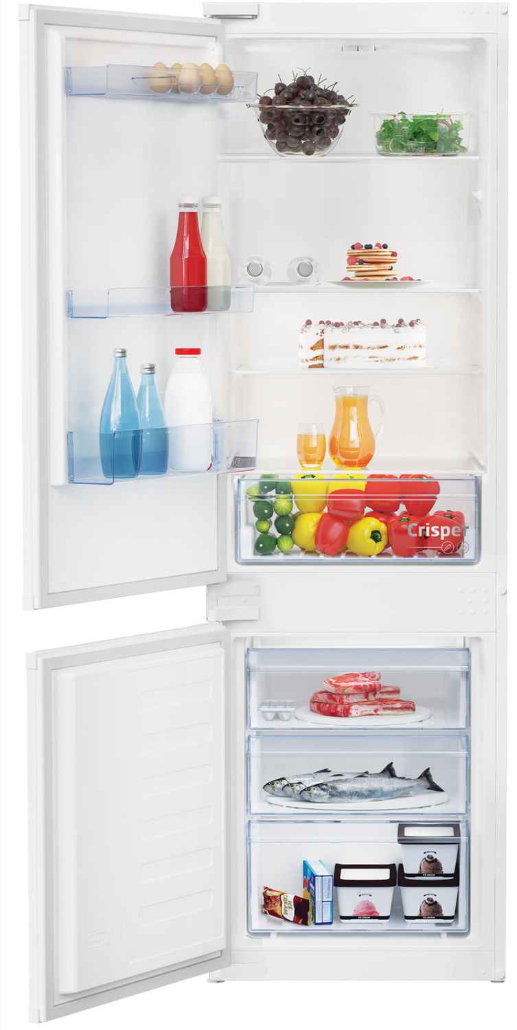 Beko BCSA285K4SNLH frigorifero con congelatore Da incasso 271 L E Bianco