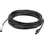 Logitech group 10m extender cable cavo ps/2 6-p mini-din nero