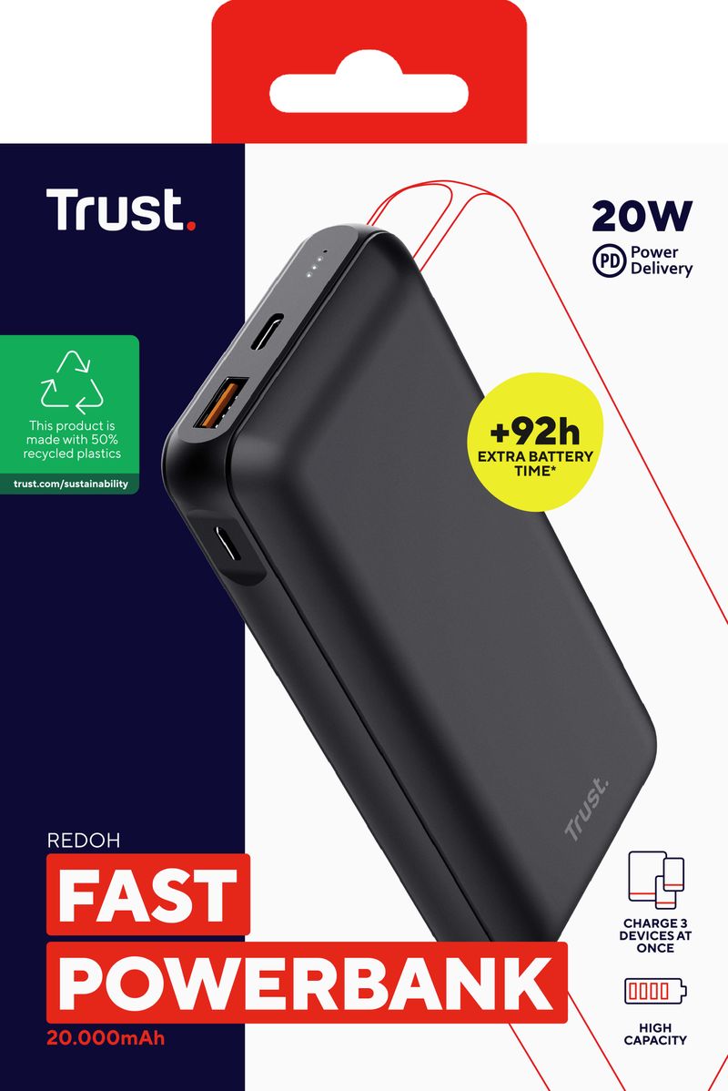 Trust-Redoh-Ioni-di-Litio-20000-mAh-Nero