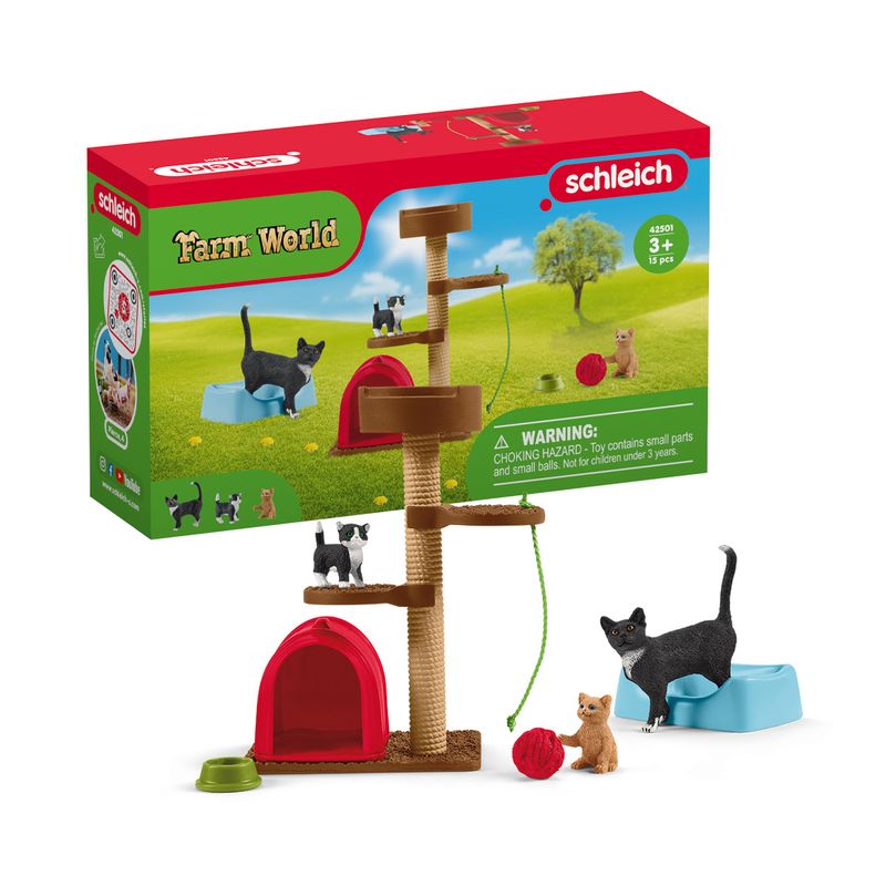 Schleich-Playtime-for-cute-cats