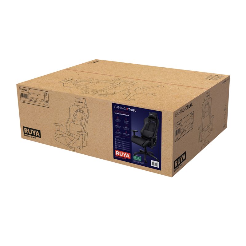 Trust-GXT-714-RUYA-Sedia-per-gaming-universale-Nero