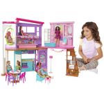 Barbie-Casa-di-Malibu--106-cm--playset-casa-delle-bambole-con-2-piani-6-stanze-ascensore-altalena-e-piu--di-30-pezzi-Giocattolo-per-Bambini-3--Anni