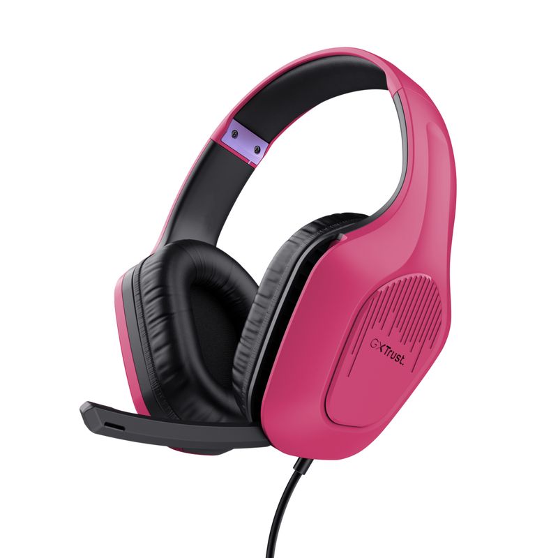 Trust-GXT-415P-Zirox-Auricolare-Cablato-A-Padiglione-Giocare-Rosa