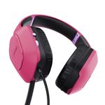 Trust-GXT-415P-Zirox-Auricolare-Cablato-A-Padiglione-Giocare-Rosa